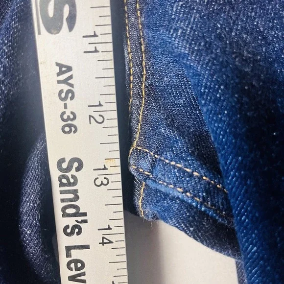 Tommy Hilfiger Men's Stretch Vintage 36x34 Dark Wash Jeans Y2K Streetwear - Picture 14 of 15